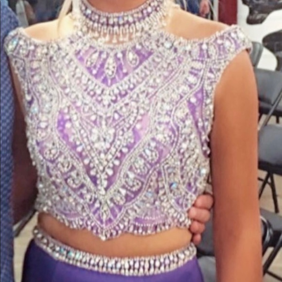 Tony Bowls Purple Dress - Picture 4 of 5